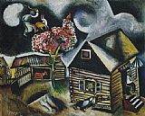 Marc Chagall Rain painting